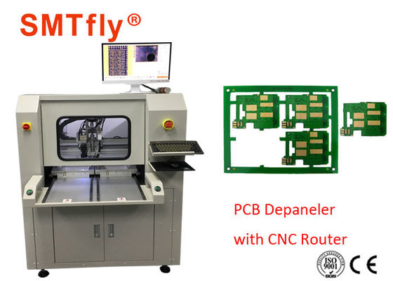 China Stehen Sie allein Router-Maschine CNC-PWBs Depaneling mit 80mm/S, 0.1mm Schnittgenauigkeit fournisseur